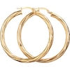 Thumbnail Image 0 of 9ct Yellow Gold Twist 30mm Hoop Earrings