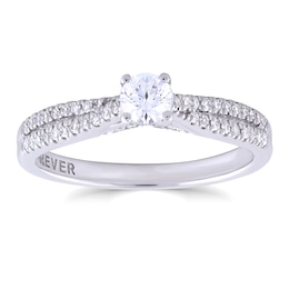 The Forever Diamond 18ct White Gold 0.40ct Diamond Ring