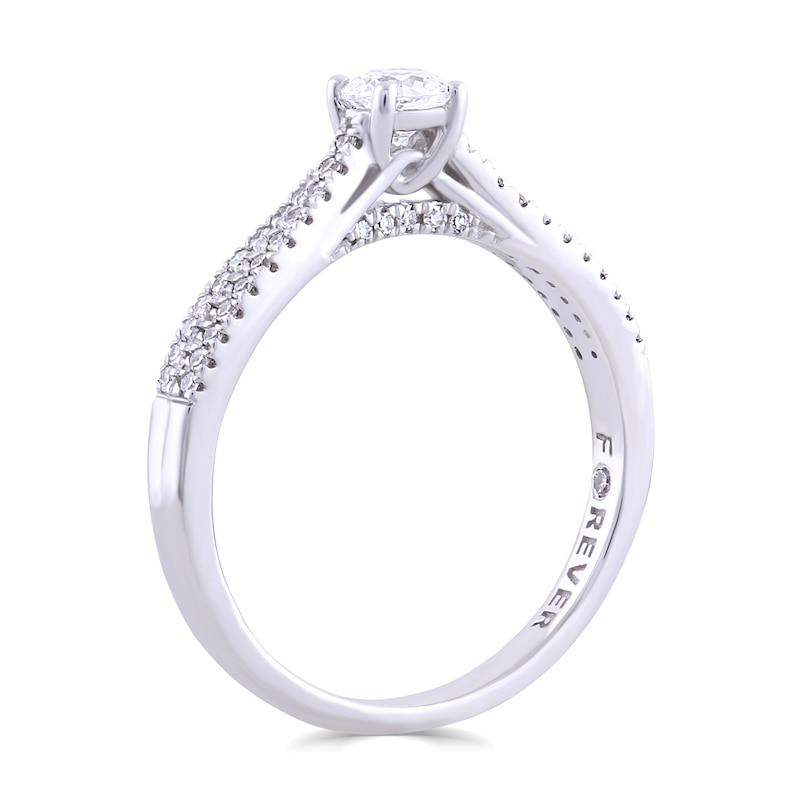 Main Image 2 of The Forever Diamond 18ct White Gold 0.40ct Diamond Ring