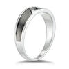 Thumbnail Image 2 of Sterling Silver Black Treated Diamond Ring