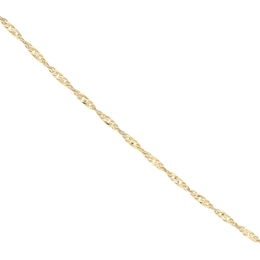 9ct Yellow Gold 18" Dainty Singapore Chain