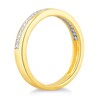 Thumbnail Image 2 of 9ct Yellow Gold 0.10ct Diamond Row Ring