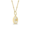 Thumbnail Image 2 of Sterling Silver & 18ct Gold Plated Vermeil Mother Of Pearl Cancer Pendant