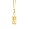 Thumbnail Image 1 of Sterling Silver & 18ct Gold Plated Vermeil Initial B Pendant