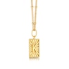 Thumbnail Image 2 of Sterling Silver & 18ct Gold Plated Vermeil Initial C Pendant
