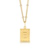 Thumbnail Image 1 of Sterling Silver & 18ct Gold Plated Vermeil Initial E Pendant