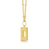 Thumbnail Image 2 of Sterling Silver & 18ct Gold Plated Vermeil Initial E Pendant