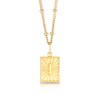 Thumbnail Image 1 of Sterling Silver & 18ct Gold Plated Vermeil Initial I Pendant