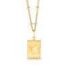Thumbnail Image 1 of Sterling Silver & 18ct Gold Plated Vermeil Initial J Pendant