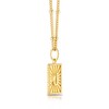 Thumbnail Image 2 of Sterling Silver & 18ct Gold Plated Vermeil Initial J Pendant