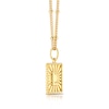 Thumbnail Image 2 of Sterling Silver & 18ct Gold Plated Vermeil Initial L Pendant