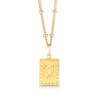 Thumbnail Image 1 of Sterling Silver & 18ct Gold Plated Vermeil Initial U Pendant
