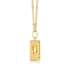 Thumbnail Image 2 of Sterling Silver & 18ct Gold Plated Vermeil Initial U Pendant