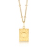 Thumbnail Image 1 of Sterling Silver & 18ct Gold Plated Vermeil Initial O Pendant