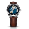 Thumbnail Image 2 of Hamilton Jazzmaster Men's Open Dial Brown Leather Watch