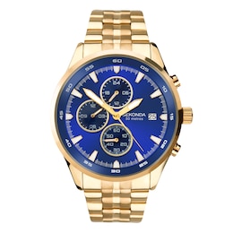 Sekonda Men's Yellow Gold Tone Bracelet Watch
