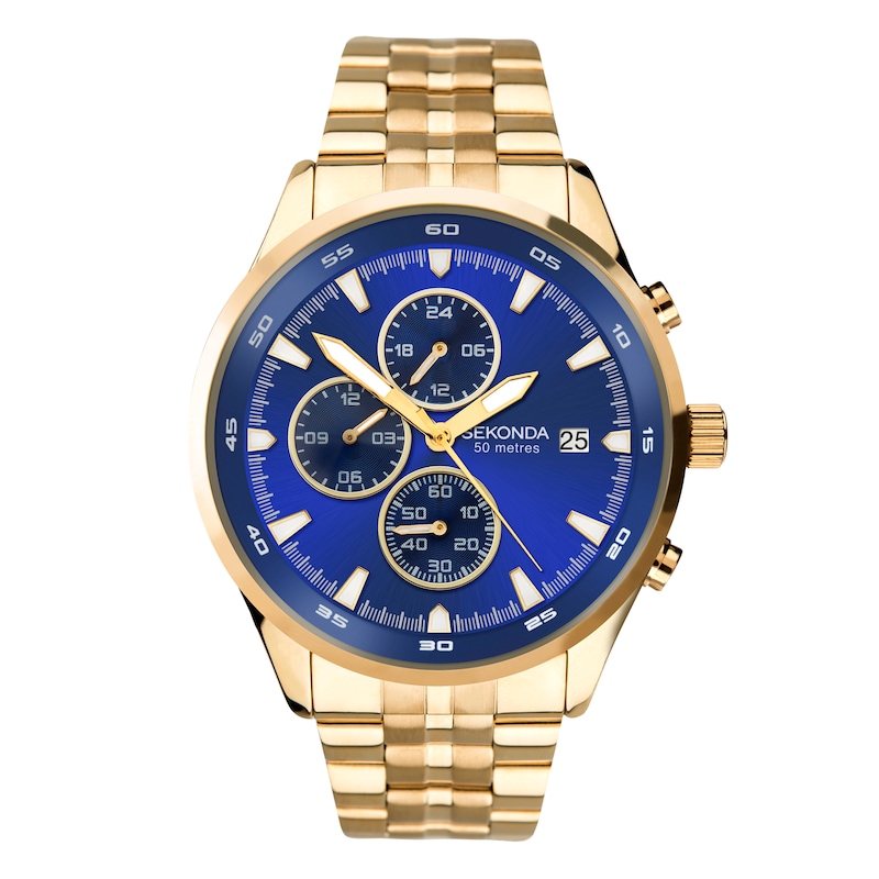 Main Image 1 of Sekonda Men's Yellow Gold Tone Bracelet Watch