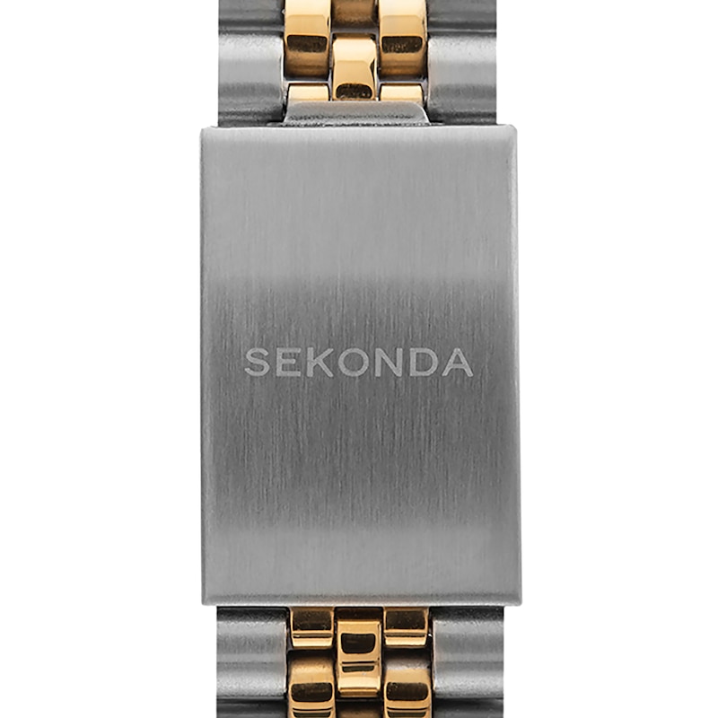 Sekonda Men’s King Black Dial Two Tone Stainless Steel Bracelet Watch