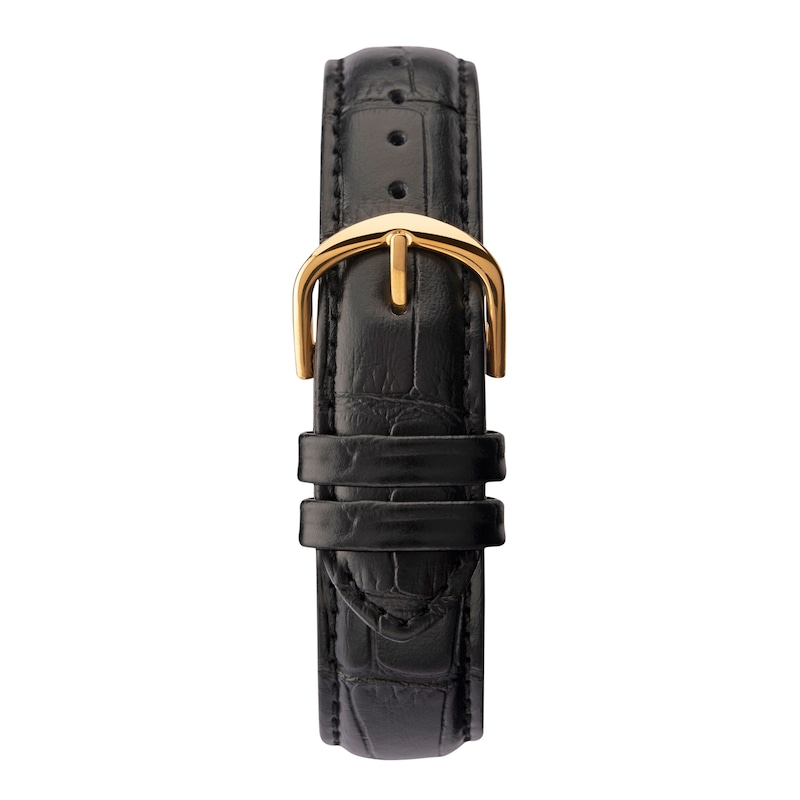 Sekonda Men’s Jackson Gold Dial Black Leather Strap Watch