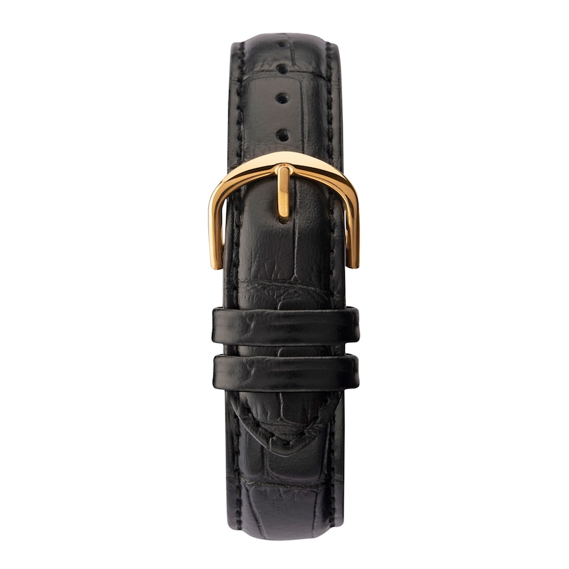 Main Image 5 of Sekonda Men’s Jackson Gold Dial Black Leather Strap Watch