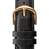 Thumbnail Image 5 of Sekonda Men’s Jackson Gold Dial Black Leather Strap Watch
