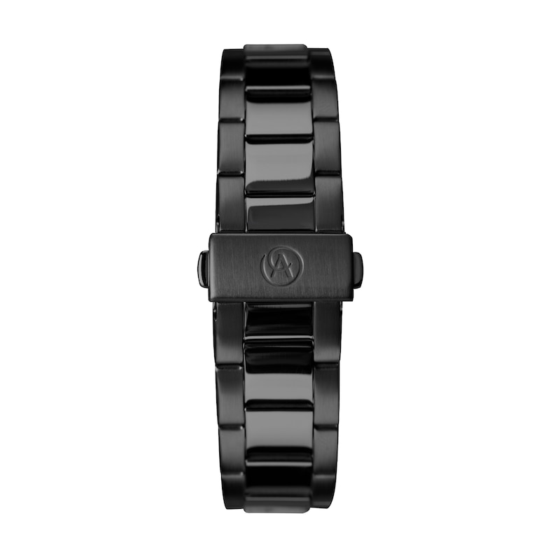Accurist Chronograph Men's 44mm Dial Black Ion Plated Bracelet Watch