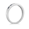 Thumbnail Image 1 of 9ct White Gold Sapphire & Diamond Eternity Ring