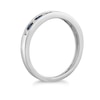 Thumbnail Image 2 of 9ct White Gold Sapphire & Diamond Eternity Ring