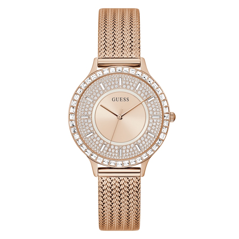 Main Image 1 of Guess Soiree Ladies' Rose Gold Tone Bracelet Watch