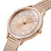 Thumbnail Image 3 of Guess Soiree Ladies' Rose Gold Tone Bracelet Watch