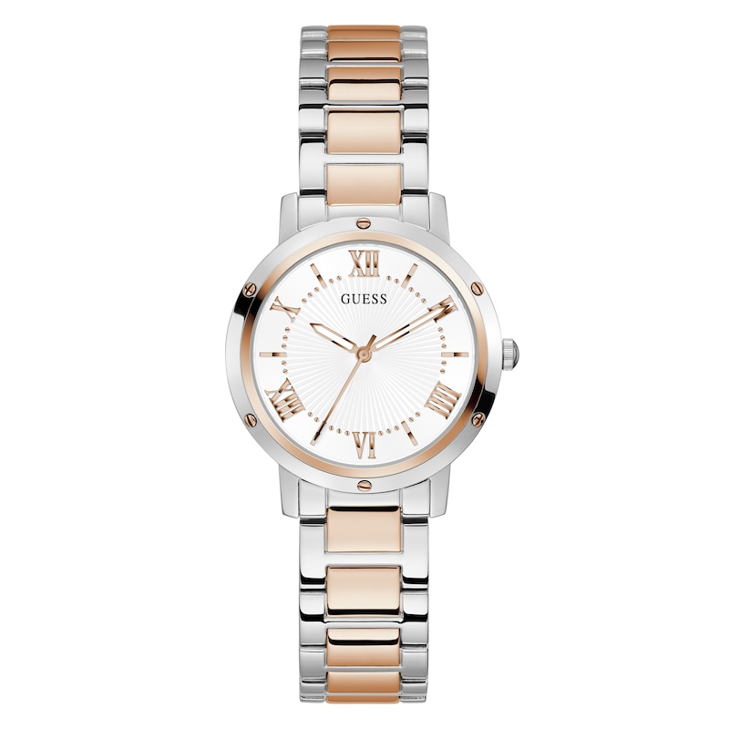 Main Image 1 of Guess Dawn Ladies' Two Tone Stainless Steel Bracelet Watch