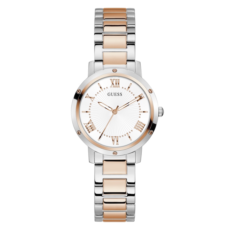 Guess Dawn Ladies' Two Tone Stainless Steel Bracelet Watch