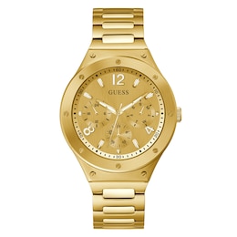 Guess Scope Men's Yellow Gold Tone Bracelet Watch