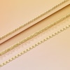Thumbnail Image 2 of 9ct Yellow Gold 7.5" Singapore Chain Bracelet