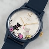 Thumbnail Image 3 of Radley 'Say it With Flowers' Navy Silicone Strap Watch