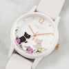 Thumbnail Image 2 of Radley 'Say it With Flowers' White Silicone Strap Watch