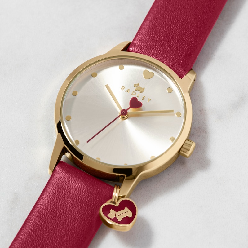 Main Image 3 of Radley London Ladies' Red Leather Strap Watch
