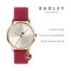 Thumbnail Image 6 of Radley London Ladies' Red Leather Strap Watch