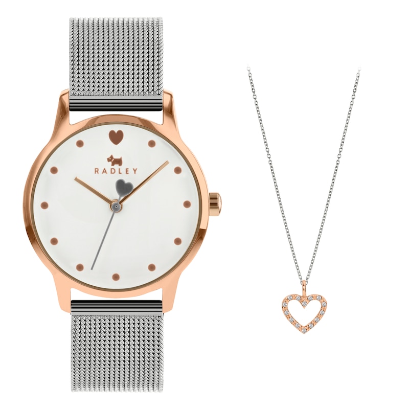 Main Image 1 of Radley London Heart Bracelet Watch & Necklace Gift Set
