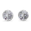 Thumbnail Image 0 of Guess Rhodium Plated Crystal Logo Stud Earrings
