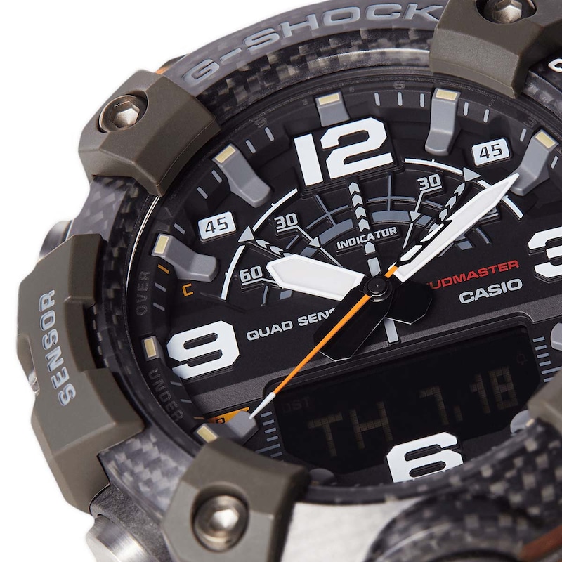Main Image 3 of G-Shock GG-B100-1A9ER Men's Mudmaster Orange Resin Strap Watch