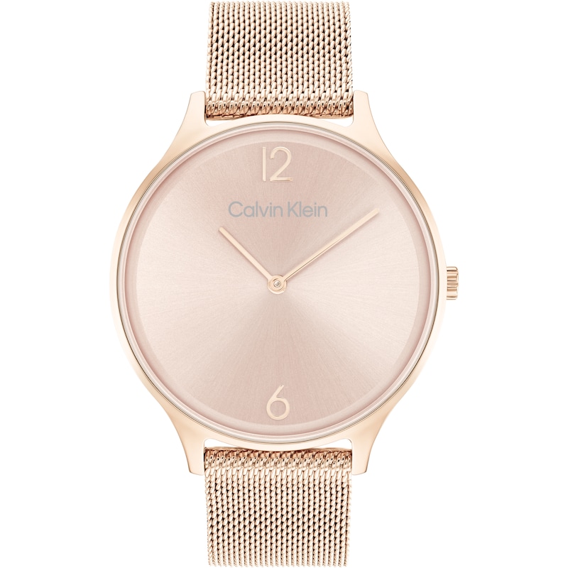Calvin Klein Timeless Ladies' Rose Gold Tone Bracelet Watch