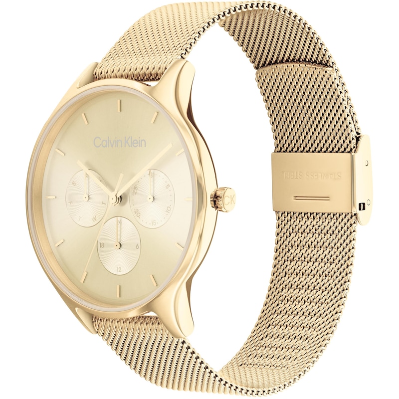 Main Image 2 of Calvin Klein Timeless Ladies' Gold Tone Bracelet Watch