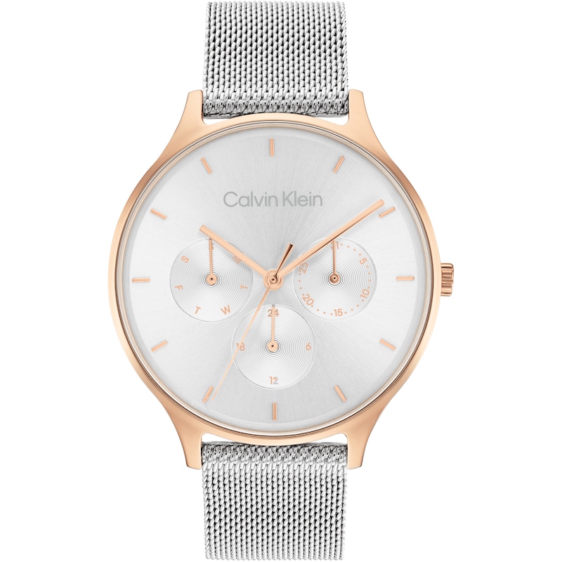 Main Image 1 of Calvin Klein Timeless Ladies' Rose Gold Tone Case Stainless Steel Watch