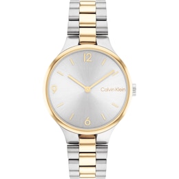 Calvin Klein Ladies Two Tone Ion Plated Bracelet Watch