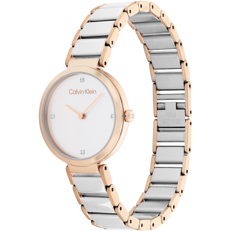 Main Image 2 of Calvin Klein T-Bar Ladies' Two Tone Stainless Steel Watch