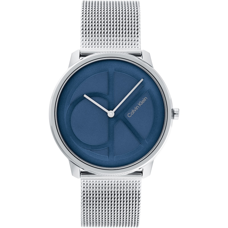 Main Image 1 of Calvin Klein One Iconic Blue Dial Stainless Steel Watch