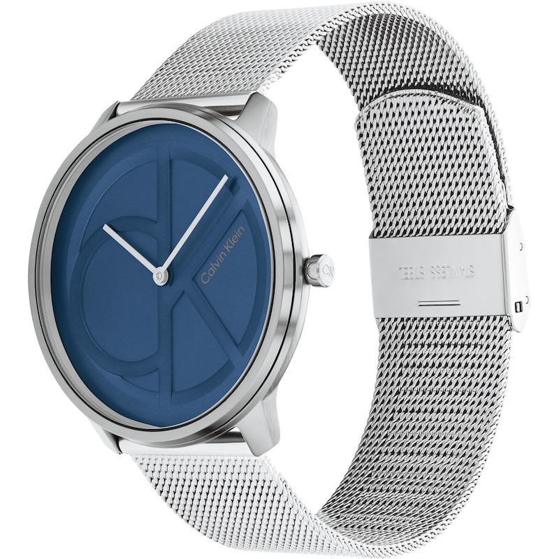 Main Image 2 of Calvin Klein One Iconic Blue Dial Stainless Steel Watch
