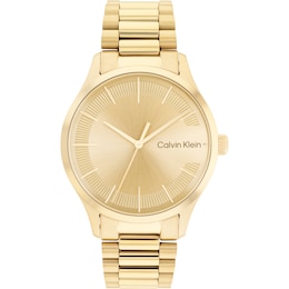 Calvin Klein One Iconic Gold Tone Bracelet Watch