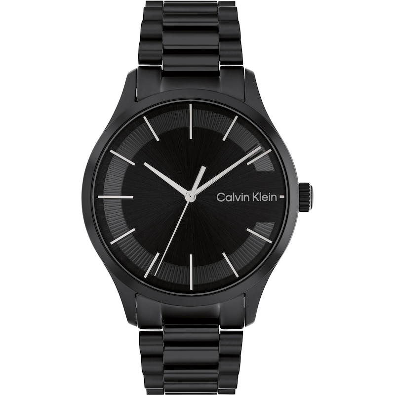 Main Image 1 of Calvin Klein One Iconic Black IP Bracelet Watch